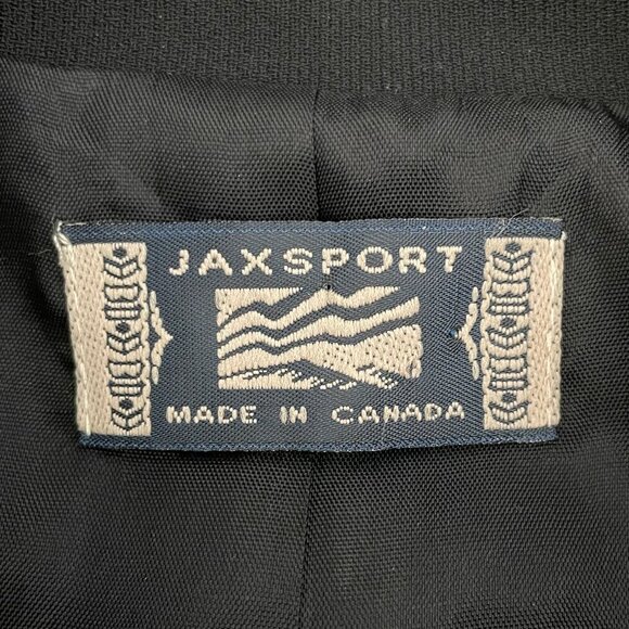 Jaxsport Classic 4 Button Lined Polyester Blazer Jacket Black Sz 6 NWT - Picture 8 of 10
